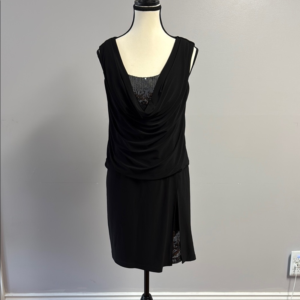 Black Sleeveless Party Dress
